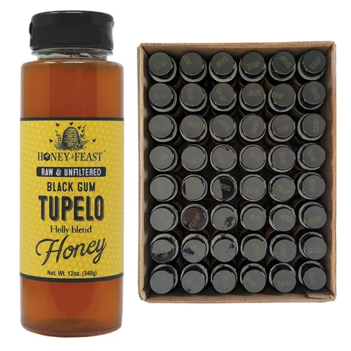 Vista 37 de Honey Feast Flower Powered Allergy Blend 10 veces miel, 12 onzas