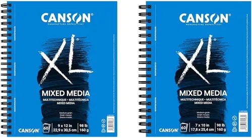 Vista 3 de Canson Bloc de medios mixtos serie XL 5-1/2" x 8-1/2", paquete de 6