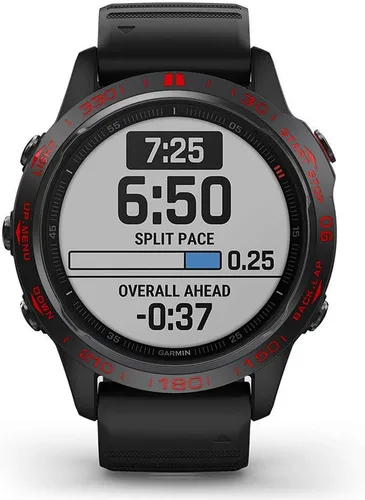 Vista 4 de REYDA Bisel de reloj compatible con Garmin Fenix 6/6 Pro Bisel Ring, acero inoxidable bisel Loop cubierta adhesiva resistente a los arañazos, bisel