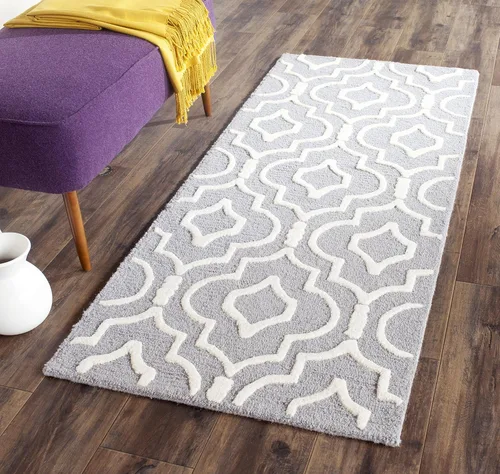 Vista 27 de SAFAVIEH Cambridge Collection - Alfombra decorativa de 2 x 3 pies, color beige y marfil, lana marroquí hecha a mano, ideal para zonas de alto