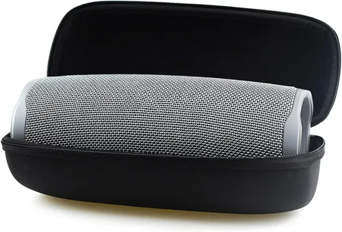 Vista 5 de Estuche de altavoz de EVA duro Estuche de transporte protector impermeable para altavoz portátil para carga 4 carga 5 dispositivos de audio