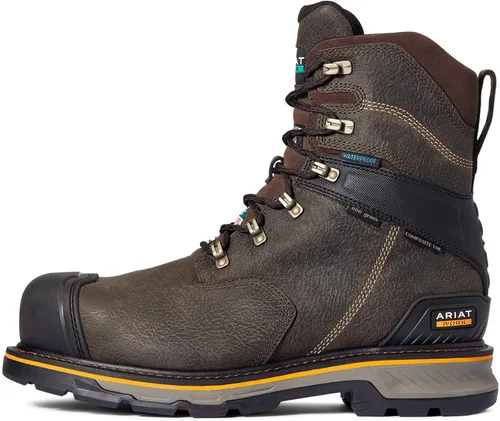 Vista 5 de Ariat Bota de trabajo con punta compuesta impermeable Csa Glacier Grip de 8 pulgadas para hombre