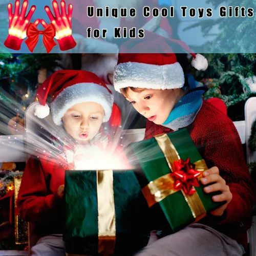 Vista 5 de Guantes intermitentes con luces LED para disfraz, para adolescentes, suministros de fiesta rave