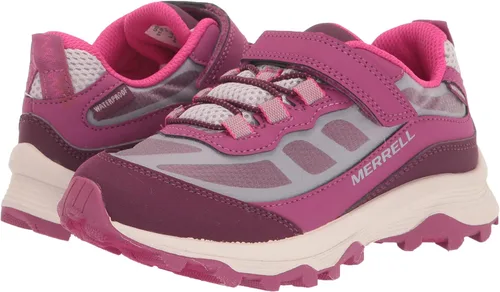 Vista 7 de Merrell Moab Speed - Tenis de senderismo impermeables con cierre alternativo bajo para niños