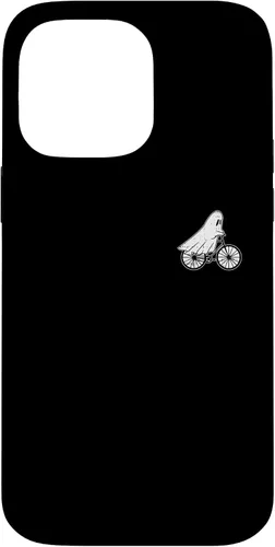Vista 21 de iPhone 11 Pro Ghost Riding Bicicleta, disfraz de Halloween Ghoul Biker Ciclista caso
