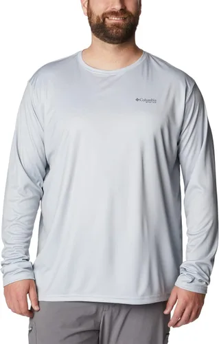 Vista 6 de Columbia Terminal Tackle PFG - Bandera para hombre grande y alto con bandera LS, gris fríopez GA, talla L B&T