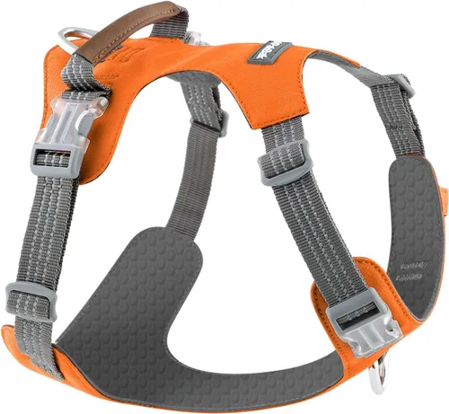 Vista 14 de Arnés para perro sin tirones – Arnés reflectante ajustable de nylon para perros pequeños, medianos y grandes, arnés de entrenamiento a prueba