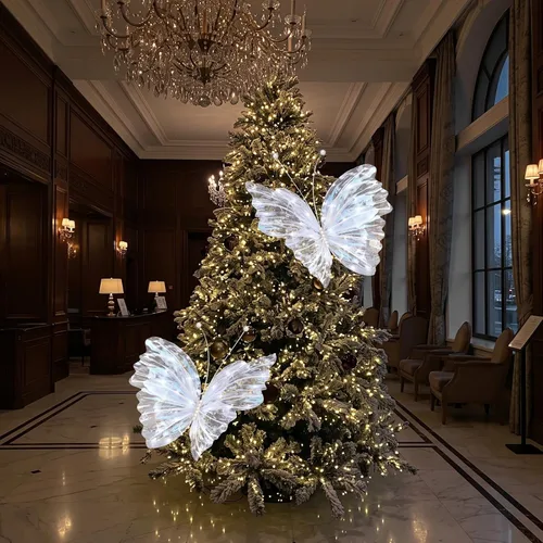 Vista 9 de Yinkin 2 piezas de 20 pulgadas de Navidad grandes 3D LED decoraciones