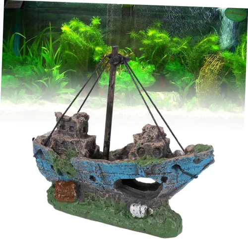 Vista 5 de POPETPOP Betta pecera pecera paisajismo decoración en maceta decoraciones de tanque acuario hundido pecera accesorios accesorios acuario adornos