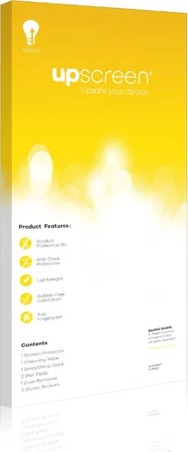 Vista 4 de upscreen Protector de pantalla mate de vidrio compatible con Intenso Video Shooter 2,4" - Antideslumbrante, antihuellas, protección de vidrio 9H