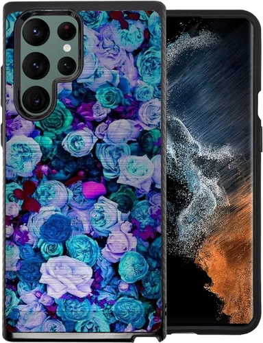 Vista 15 de Cases on Deck CasesOnDeck - Funda ajustable compatible con Samsung Galaxy S22 Ultra / S22 Ultra, armadura cepillada, funda híbrida con agarre