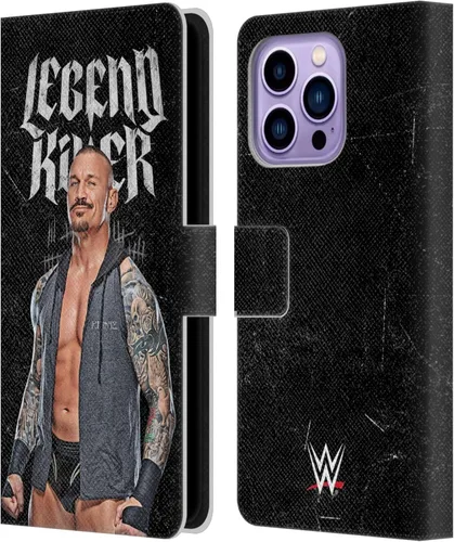 Vista 13 de Head Case Designs Officially Licensed WWE in My Veins Randy Orton Leather Wallet Case Compatible with Apple iPhone 11
