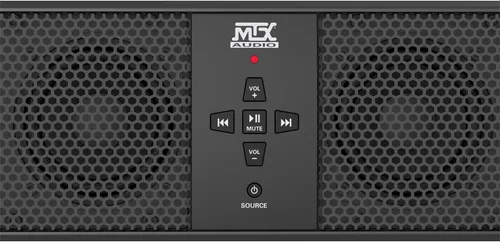 Vista 3 de MTX MUD6SPBT Mud Series Universal resistente a la intemperie 6 altavoces ATV UTV Motocicleta Barco Barra de sonido habilitada con Bluetooth