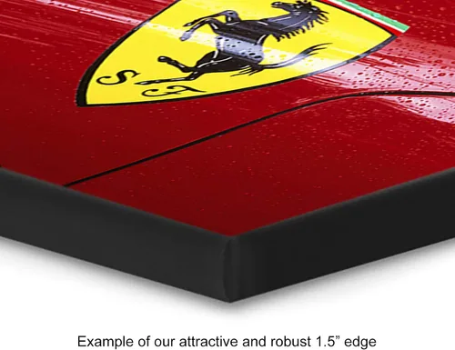 Vista 3 de XOTIKS Ferrari 488 Pista - Arte Fino Giclée Canvas Print Photo Wall Art Display. Estilo profesional de galería, listo para colgar. (702)