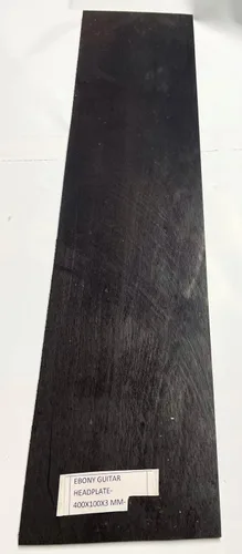 Vista 4 de Gabón - Cabeza de guitarra de madera de ébano en blanco