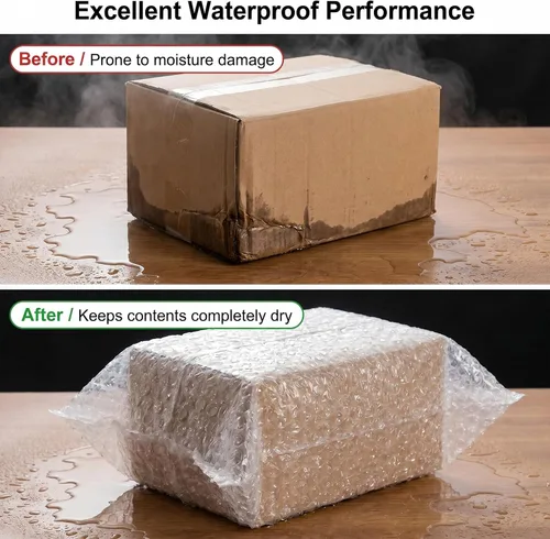 Vista 6 de 500 bolsas de burbujas – 3.15 x 4 pulgadas bolsas de burbujas transparentes para pequeñas empresas mudanzas de envíos y almacenamiento de embalaje