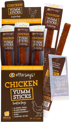 Vista 14 de etta says! Yumm Sticks, paquete variado de golosinas de carne seca