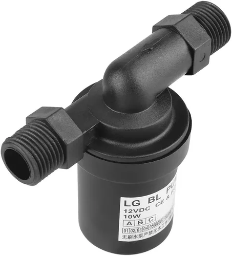 Vista 8 de HURRISE DC 12V 10W Calentador de agua solar Bomba de circulación sin escobillas Sumergible de bajo ruido 1/2 hilo Sistema de agua caliente para uso