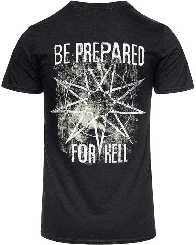 Vista 2 de Slipknot Men's Skull Group T-Shirt Black