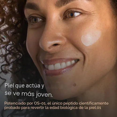 Vista 3 de oneskin OS-O1 FACE Topical Supplement Age Reversal Face Moisturizer Age reversal face moisturizer with OS-01 peptide. Hydrates sensitive skin