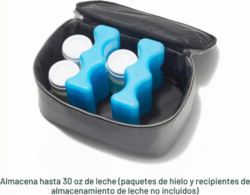 Vista 6 de Willow Bolsa de extractor de leche, gris, enfriador de leche materna y bolsa para extractor de leche materna con bolsillos, bolsa convertible
