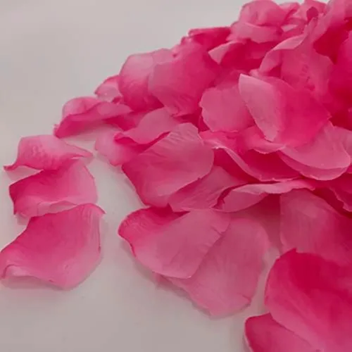 Vista 15 de ATFL Pétalos de rosa negros de 0.9 libras, 5000 pétalos de flores falsas negras para bodas, pétalos de flores para noche romántica para él, pétalos