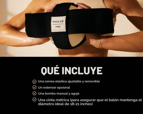 Vista 4 de PVOLVE P.Ball - Equipo de gimnasio en casa para ejercitar los glúteos y tonificar los muslos