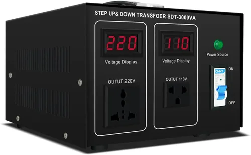 Vista 8 de Transformador elevador/abajo 220v a 110v, 2000W 110 a 220 convertidor de voltaje 120v a 240V Heavy Duty Power Transformer
