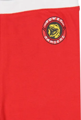 Vista 5 de INTIMO Power Rangers - Conjunto de pijama para niño, diseño clásico de Red Ranger
