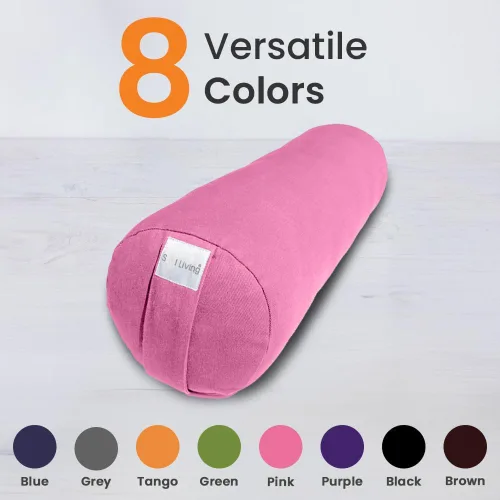 Vista 53 de Sol Living Almohada de yoga rectangular para meditación, accesorios de meditación de algodón, almohada de meditación restaurativa de yoga, almohada