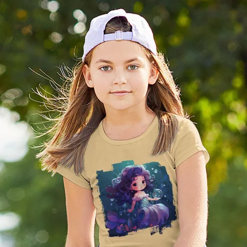 Vista 3 de Cute Mermaid Toddler T-Shirt - Unique Presents - Birthday Present Ideas