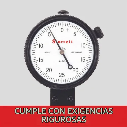 Vista 5 de Starrett Medidor de profundidad de dial, base de borde de cuchillo, rango