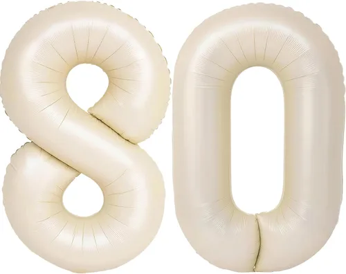 Vista 232 de Globos gigantes de números negros de 40 pulgadas, globos de aluminio de Mylar con helio para cumpleaños, globo número 0 para decoración de fiestas