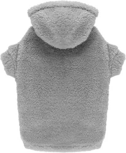 Vista 8 de Suéteres mullidos para perros medianos, suéter con capucha para perro, ropa cálida, suave y acogedora, abrigos para mascotas, sudadera con capucha