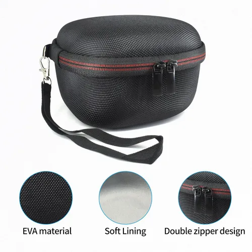 Vista 2 de Carcasa rígida a prueba de golpes Bolsa de almacenamiento protectora para Howard Leight Impact Sport Electronic Shooting Earmuff