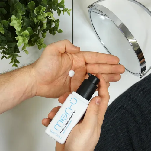 Vista 4 de men-ü Bálsamo hidratante de 3.4 fl oz, humectante y después del afeitado para hombres, hasta 165 aplicaciones, hidratante para después del afeitado