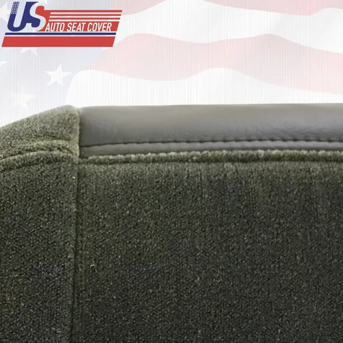 Vista 8 de 2003-2007 para Chevy Silverado 1500 2500 3500 Cubierta de asiento de tela inferior derecha Dk Gris