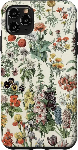 Vista 13 de Cute Flowers Vintage Botanical Flower Illustration Case for iPhone 17