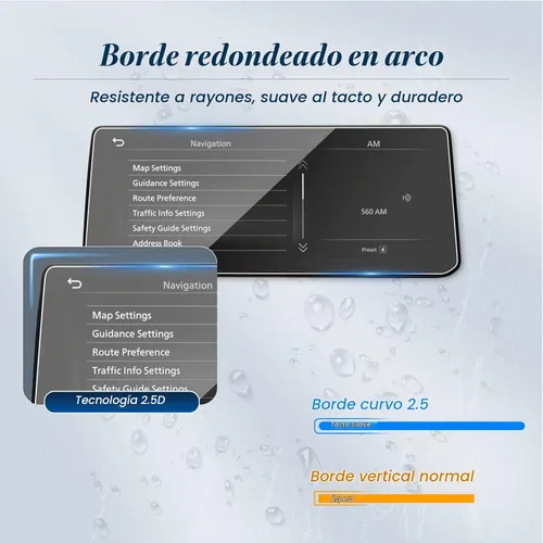 Vista 3 de BIBIBO - Protector de pantalla para Infiniti QX60 2025 2026 2027