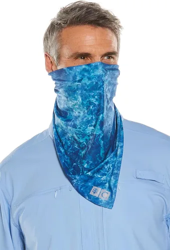 Vista 2 de Coolibar UPF 50 Abacos Aqua Bandana unisex - Protección solar