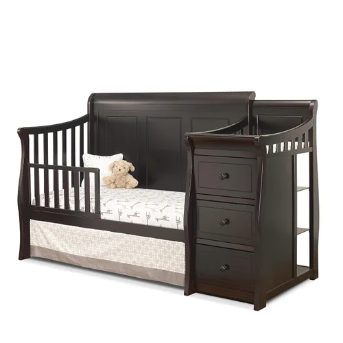 Vista 2 de Sorelle Furniture Rieles para niños pequeños y rieles para adultos de tamaño completo, kit de conversión de riel de cama y cuna de madera Sorelle