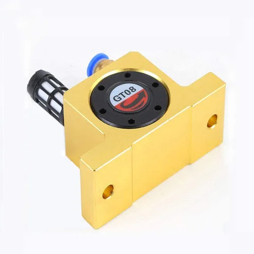 Vista 2 de 4pcs 1/8" vibradores neumáticos industriales GT-08 de la turbina con el silenciador con el conector