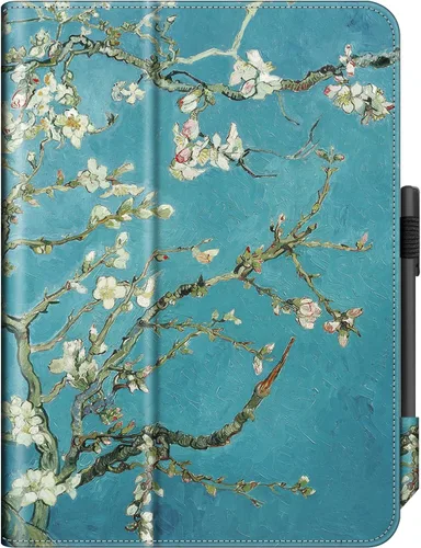 Vista 9 de Fintie, funda tipo libro Samsung Tab S3 9.7, Z-flor
