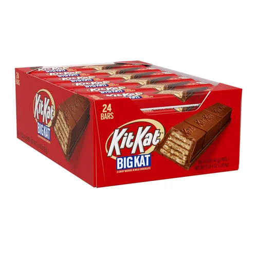 Vista 14 de KIT KAT Oblea de chocolate con leche tamaño King, barra de caramelo, 3 onzas