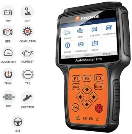 Vista 2 de FOXWELL NT680 Pro OBD2 escáner - Herramienta de escaneo de diagnóstico, escáner de coche de sistema completo - Lector de código de servicio