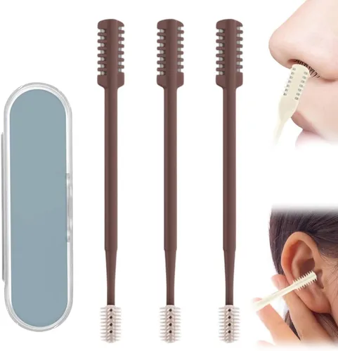 Vista 14 de Cortador de Pelo Nasal, 2025 Recortadora de Vello Nasal de Doble Cara Mejorada para Mujeres y Hombres, Herramienta de Eliminación de Vello Nasal