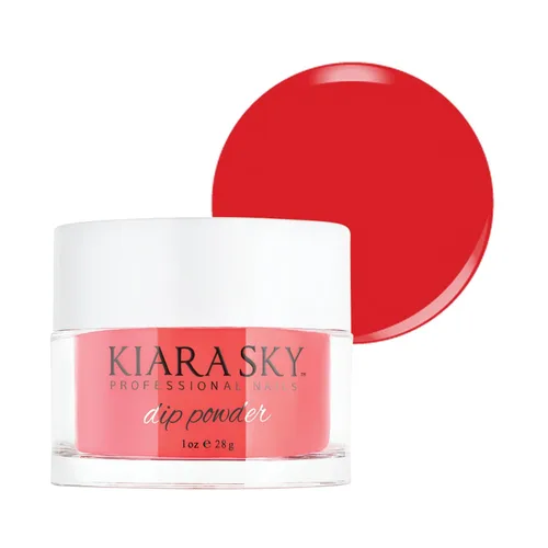 Vista 6 de Kiara Sky Uñas profesionales, polvo de inmersión de uñas, 1 onza, tonos rojos (Cehri Cheri)