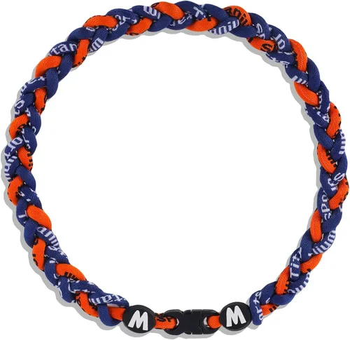 Vista 26 de Willtok Collar de béisbol prémium de 18 pulgadas con cuerda trenzada de nailon con diseño Tornado