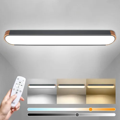 Vista 14 de EDISLIVE Lámpara de techo LED de vidrio nublado con montaje empotrado, luz blanca ajustable en 5 pasos, lámpara de techo redonda moderna de 11.4