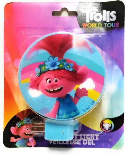 Vista 2 de Trolls World Tour Poppy - Luz nocturna giratoria LED